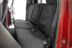 Nissan Frontier Seat Covers - Front + Rear - Rough Country - Neoprene - '22-'25